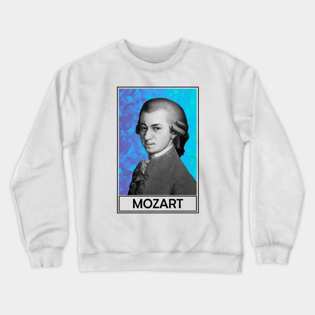 Wolfgang Amadeus Mozart Crewneck Sweatshirt by TheMusicophile